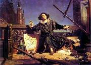 Jan Matejko Astronomer Copernicus, conversation with God. Sweden oil painting artist